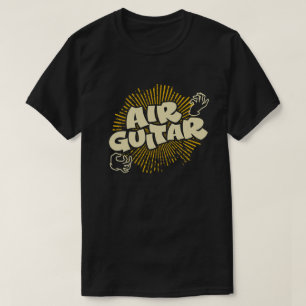 Camiseta Gráfico de la cultura pop de la guitarra del aire