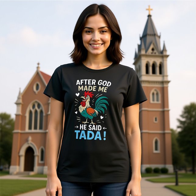 Camiseta Gráfico de la declaración de Cheeky Rooster (Subido por el creador)