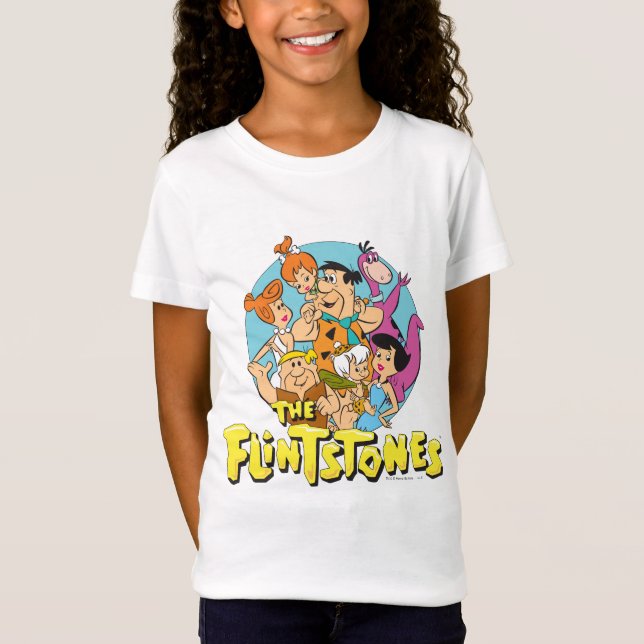 Camiseta Gráfico de la familia Flintstones and Rubbles (Anverso)