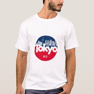Camiseta Gráfico de la línea aérea de la ciudad de Tokio