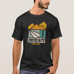 Camiseta Gráfico de la montaña Crested Butte Colorado 1