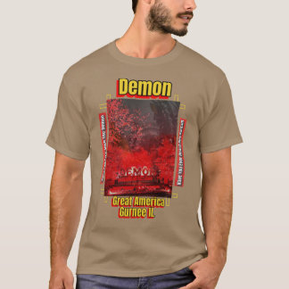 Camiseta Gráfico de la montaña rusa Demon Roller