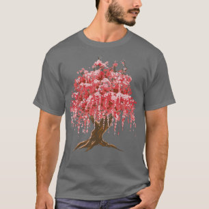 Camiseta Gráfico de la naturaleza del árbol de cerezo sakur