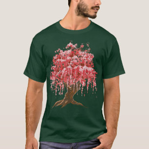 Camiseta Gráfico de la naturaleza Sakura del árbol de flore