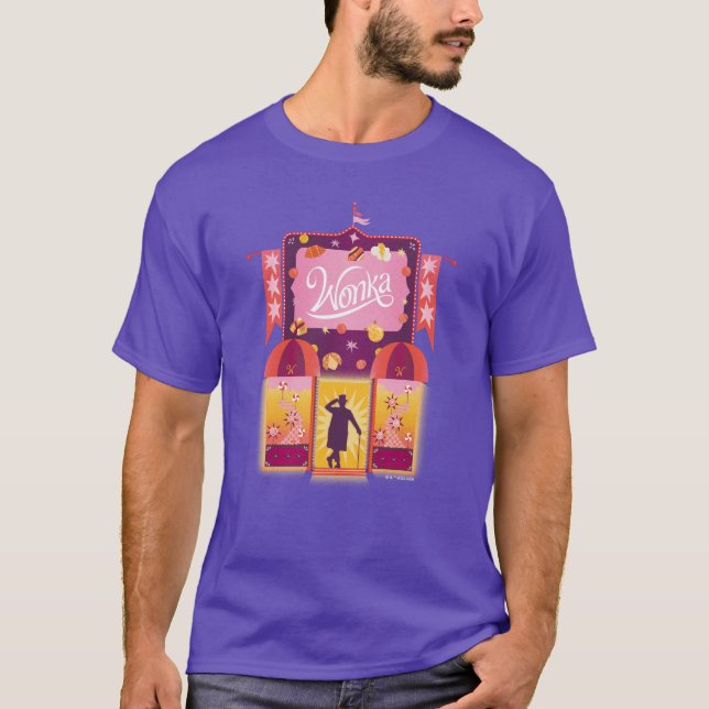 Camiseta Gráfico de la tienda Wonka Candy (Anverso)