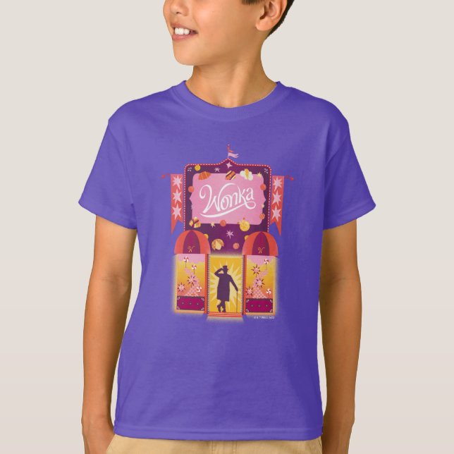 Camiseta Gráfico de la tienda Wonka Candy (Anverso)