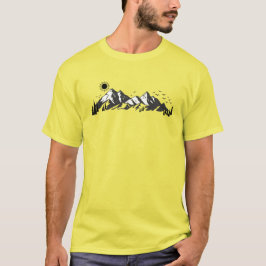 Camiseta Gráfico de las montañas