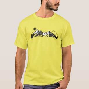 Camiseta Gráfico de las montañas