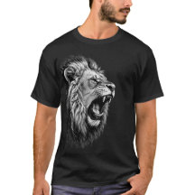 GRÁFICO DE LEÓN RUGIENTE ROPA URBANA DE ESTILO DE