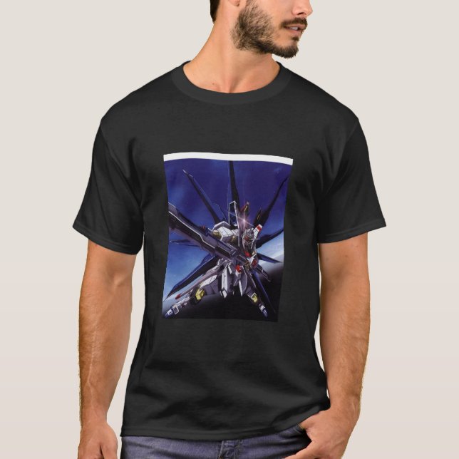 Camiseta Gráfico de libertad de Gundam Seed Strike (Anverso)