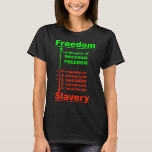 Camiseta Gráfico de libertad (oscuro)
