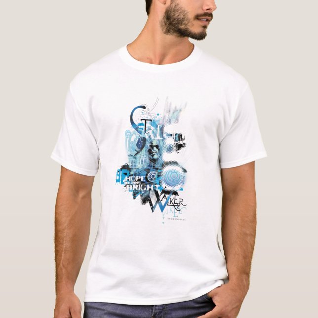 Camiseta Gráfico de linterna azul 1 (Anverso)