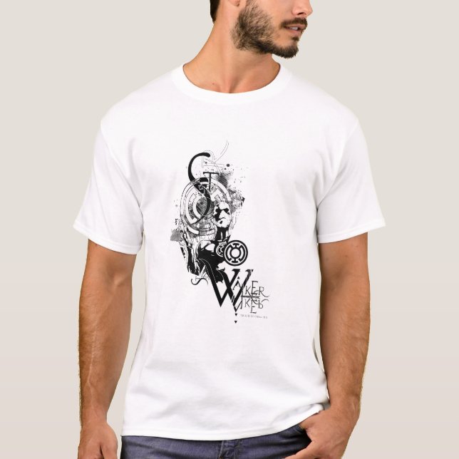 Camiseta Gráfico de linterna azul 2 (Anverso)