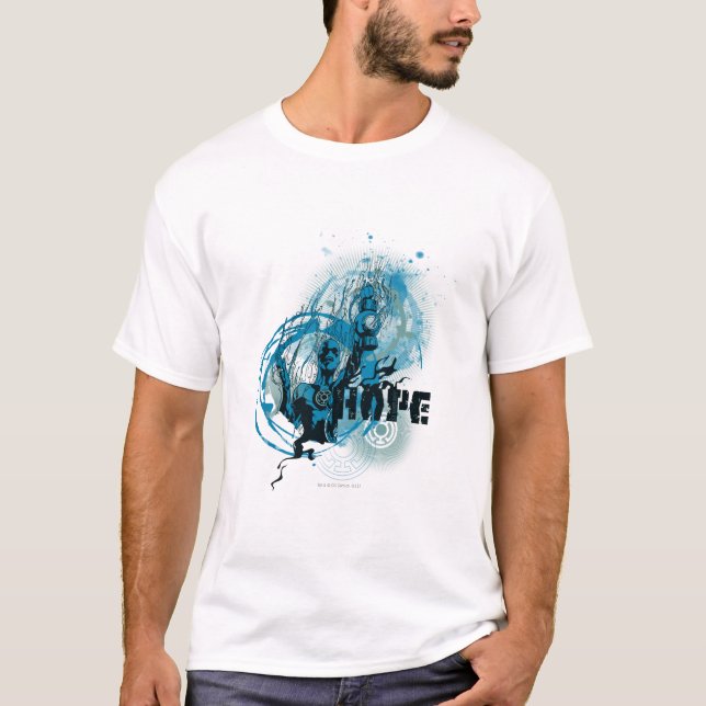 Camiseta Gráfico de linterna azul 3 (Anverso)