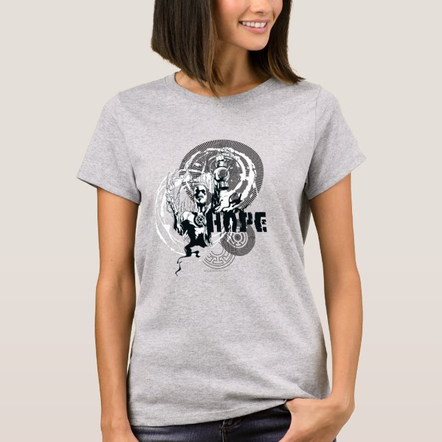 Camiseta Gráfico de linterna azul 4 (Anverso)