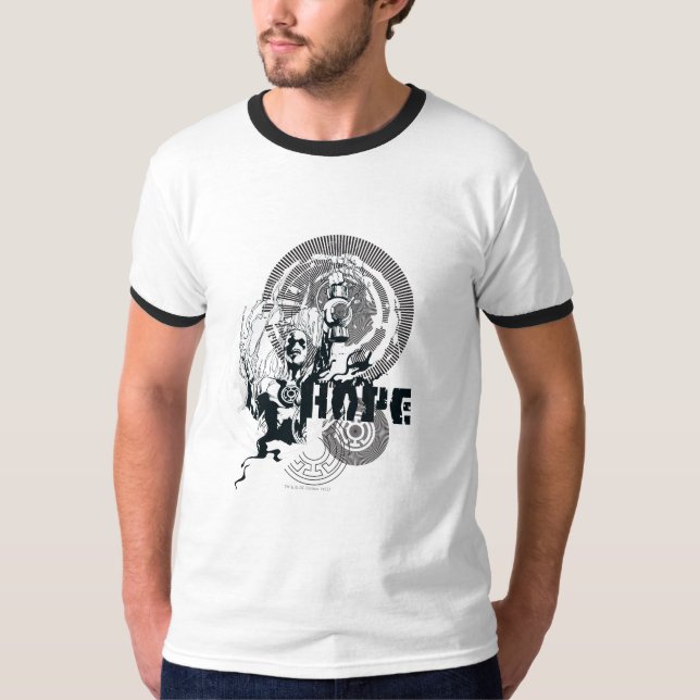 Camiseta Gráfico de linterna azul 4 (Anverso)
