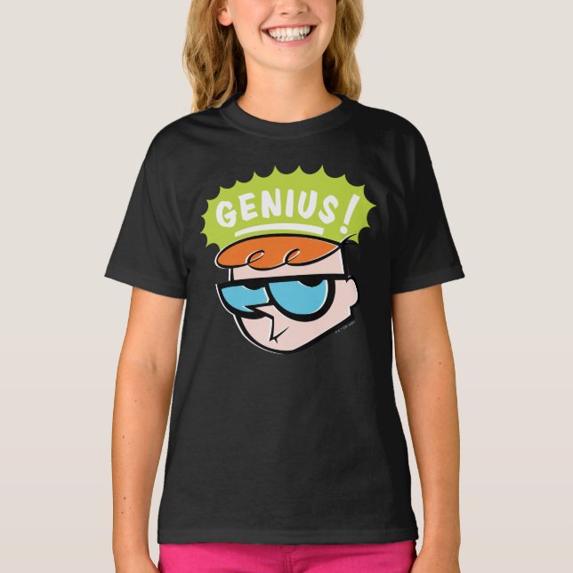 Camiseta Gráfico de llamadas "Genius" de Dexter (Anverso)