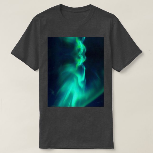 Camiseta Gráfico de luces boreales (Diseño del anverso)