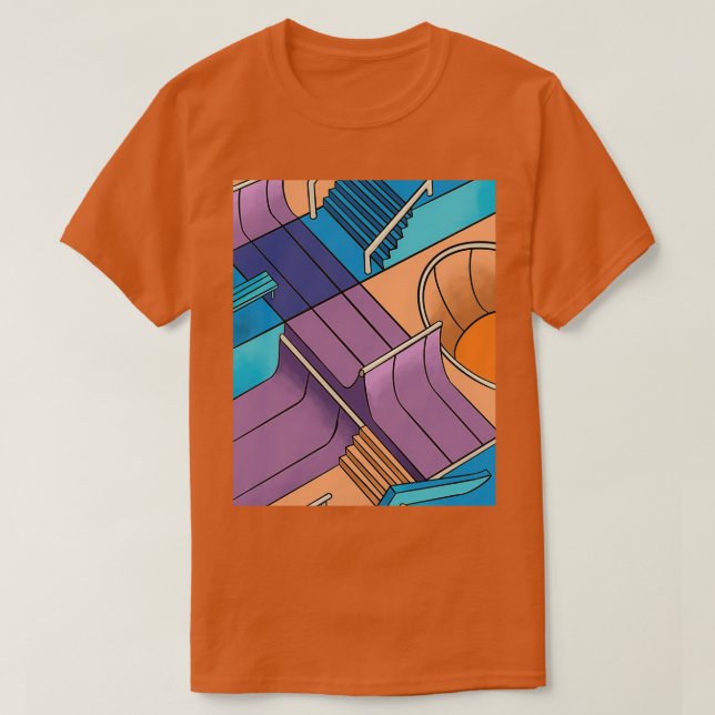 Camiseta Gráfico de malla de piel (Diseño del anverso)