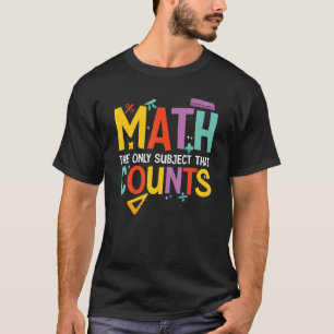 Camiseta Gráfico De Matemáticas Para Mujeres Hombres Matemá