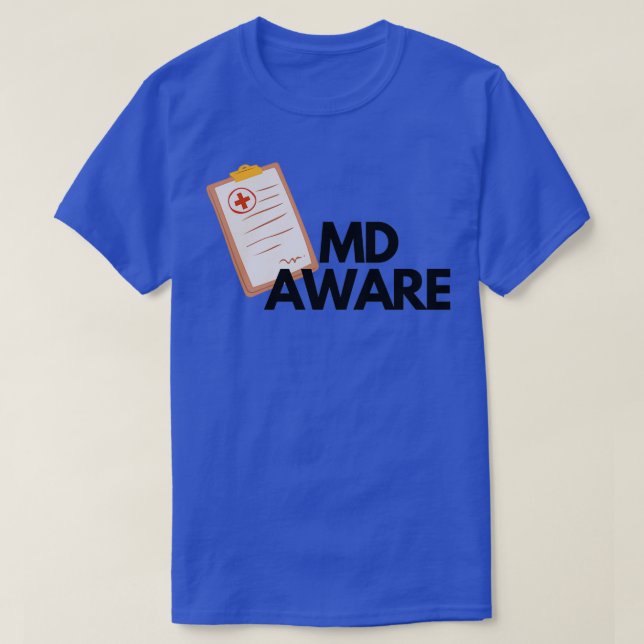 Camiseta Gráfico de Médicas con reconocimiento de MD (Diseño del anverso)