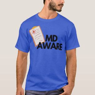Camiseta Gráfico de Médicas con reconocimiento de MD
