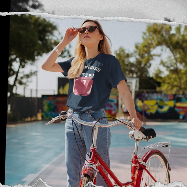 Camiseta Gráfico de mensajes del Personalizado de Jam Rojo  (Subido por el creador)