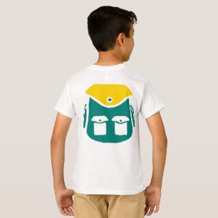 Camiseta Gráfico de mochila de acampada