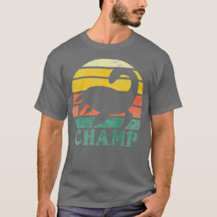 Camiseta Gráfico de monstruo del lago Champlain retro vinta