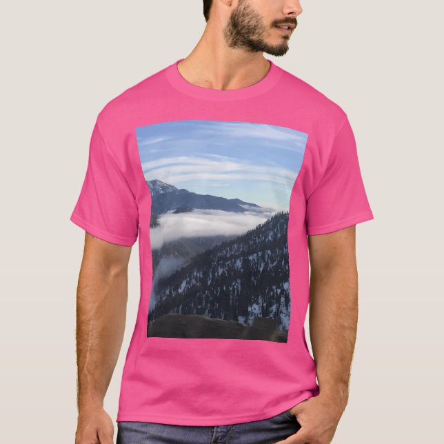 Camiseta Gráfico de Montañas Misty (Anverso)
