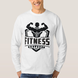 Camiseta Gráfico de Motivación para el Fitness   Vida Fuert