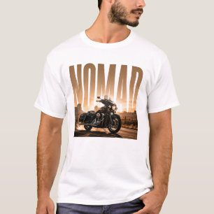 Camiseta Gráfico de Motocicleta de Turismo de Lujo Nómada