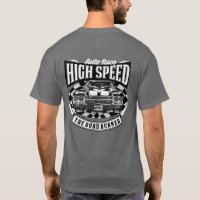 Gráfico de Muscle Car americano de alta velocidad