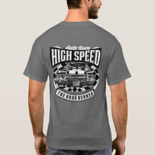 Camiseta Gráfico de Muscle Car americano de alta velocidad