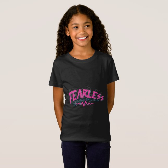 Camiseta Gráfico de Niños de Cita Inspiradora de Poder de N (Anverso completo)