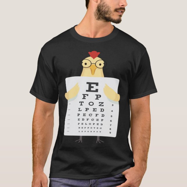 Camiseta Gráfico de ojo de pollo (Anverso)