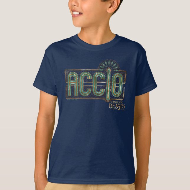 Camiseta Gráfico de ortografía Jade Art Deco ACCIO™ (Anverso)