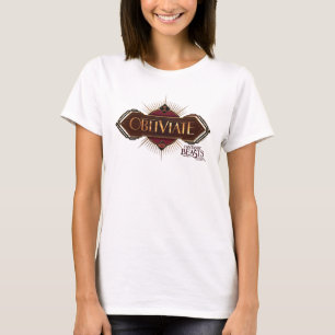Camiseta Gráfico de ortografía obliviana de arte rojo y o