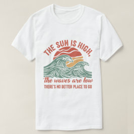 Camiseta Gráfico de oscilación de ocas retro oceánicas
