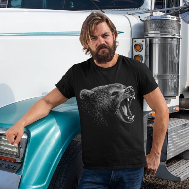 Camiseta Gráfico de oso salvaje (Subido por el creador)