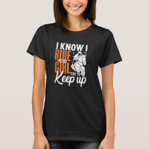 Camiseta Gráfico De País Para Mujeres Y Chicas Cowgirl 5