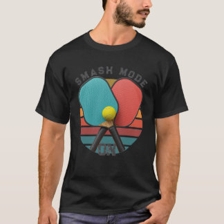Camiseta • Gráfico de paleta en modo smash de pickleball re