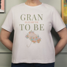 Camiseta GRÁFICO DE paraguas florales para ser TEXTO DE VUE