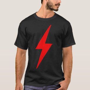 Camiseta Gráfico de paro de pincel de parpadeo eléctrico de