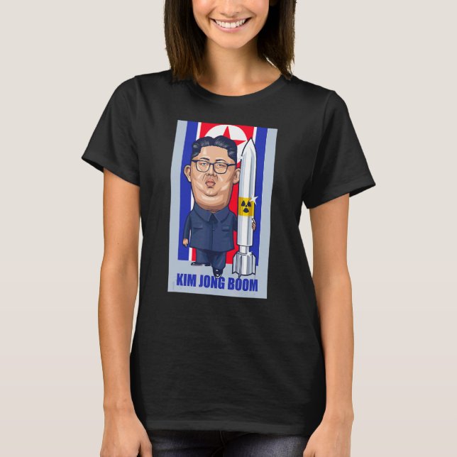 Camiseta Gráfico de parodia Kim Jong Un (Anverso)