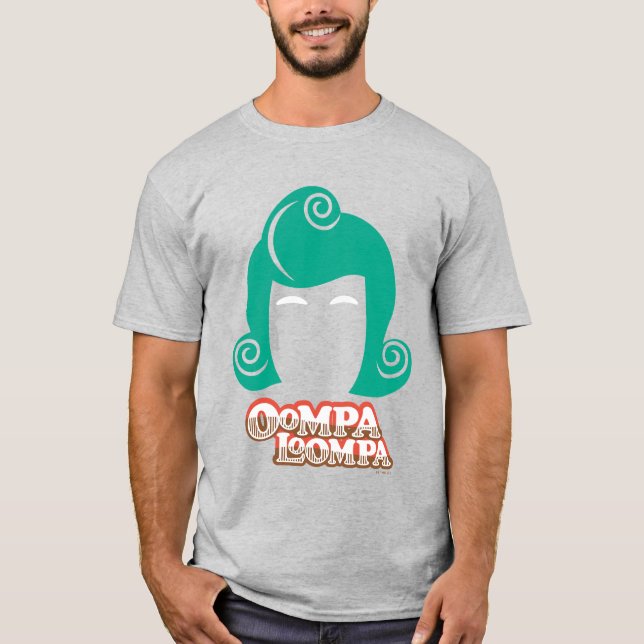 Camiseta Gráfico de pelo de Oompa Loompa (Anverso)
