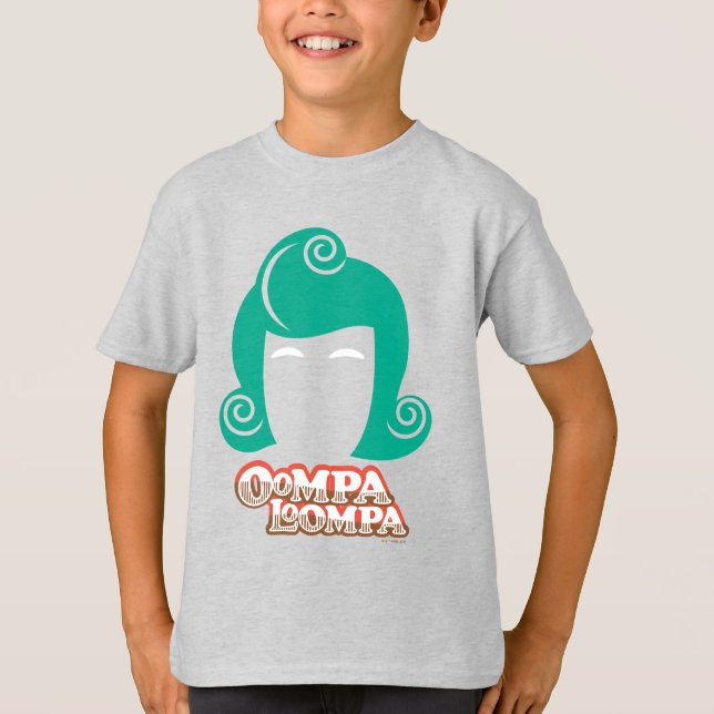 Camiseta Gráfico de pelo de Oompa Loompa (Anverso)