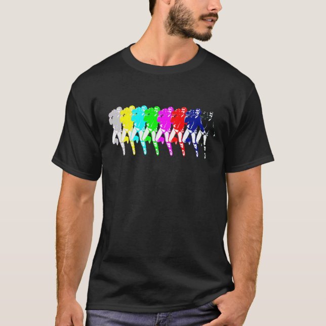 Camiseta Gráfico de Photog de la barra de color (Anverso)