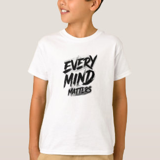 Camiseta Gráfico de pincelada Every Mind Matters