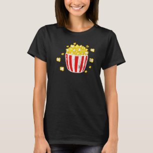 Camiseta Gráfico de Pocket Popcorn Pop Corn Eater